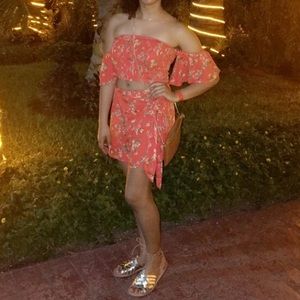 2 piece skort and top shirt